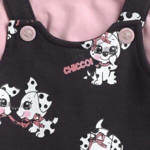 Ensemble chicco T-shirt et jupe salopette imprimé Réf:00759 – Image 3