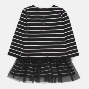 Robe à manches longues  fille Chicco Noir et blanc Réf:00371 – Image 2