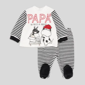 Ensemble enfant (chemisier + barboteuse) pour nouveau-né Chicco.Réf:007282 – Image 1