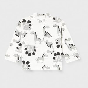 T-shirt enfant Chicco à manches longues blanc-gris  Réf:67849 – Image 3