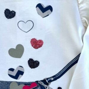 T-shirt long Chicco pour bébé fille Réf:67869 – Image 2