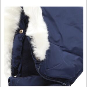 Parka Bébé Chicco avec capuche Bleu foncé  réf:87680 – Image 3