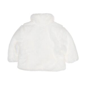 Manteau en fourrure pour bébé fille Chicco blanc   réf:87688 – Image 2