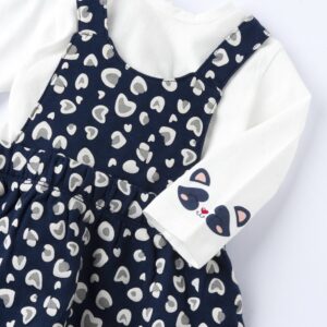 Ensemble T-shirt et salopette Chicco pour bébé filleRéf:00773 – Image 3