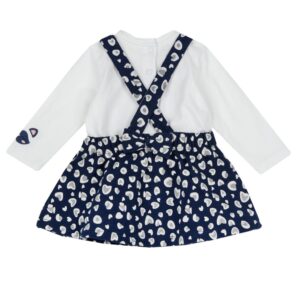 Ensemble T-shirt et salopette Chicco pour bébé filleRéf:00773 – Image 2