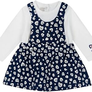 Ensemble T-shirt et salopette Chicco pour bébé filleRéf:00773 – Image 1