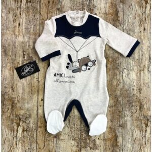 Chicco Grenouillère à manches longues Cotton  pour Bébé garçon Réf:02372 – Image 3